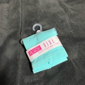 Children’s place girls teal capri leggings size 2T